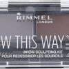 Rimmel London Brow This Way Brow Sculpting Kit - 003 Dark Brown -Poeder - Foundation Winkel 1200x697 1