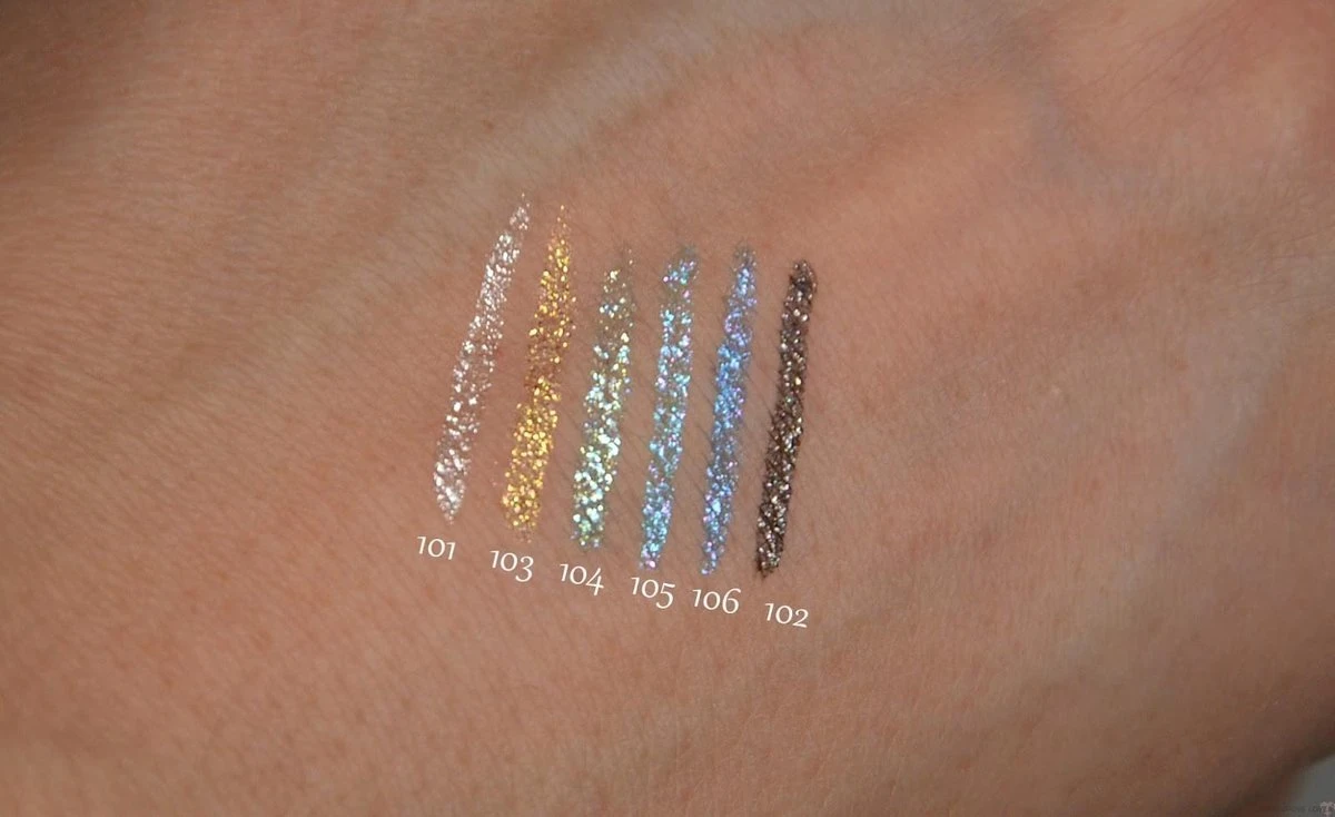 Golden Rose Extreme Sparkle Eyeliner 105 Glitter Eyeliner Op GEL BASIS, Laat Niet Los Hypoallergeen 4 Golden Rose Extreme Sparkle Eyeliner 105 Glitter Eyeliner Op GEL BASIS, Laat Niet Los Hypoallergeen - Afbeelding 2