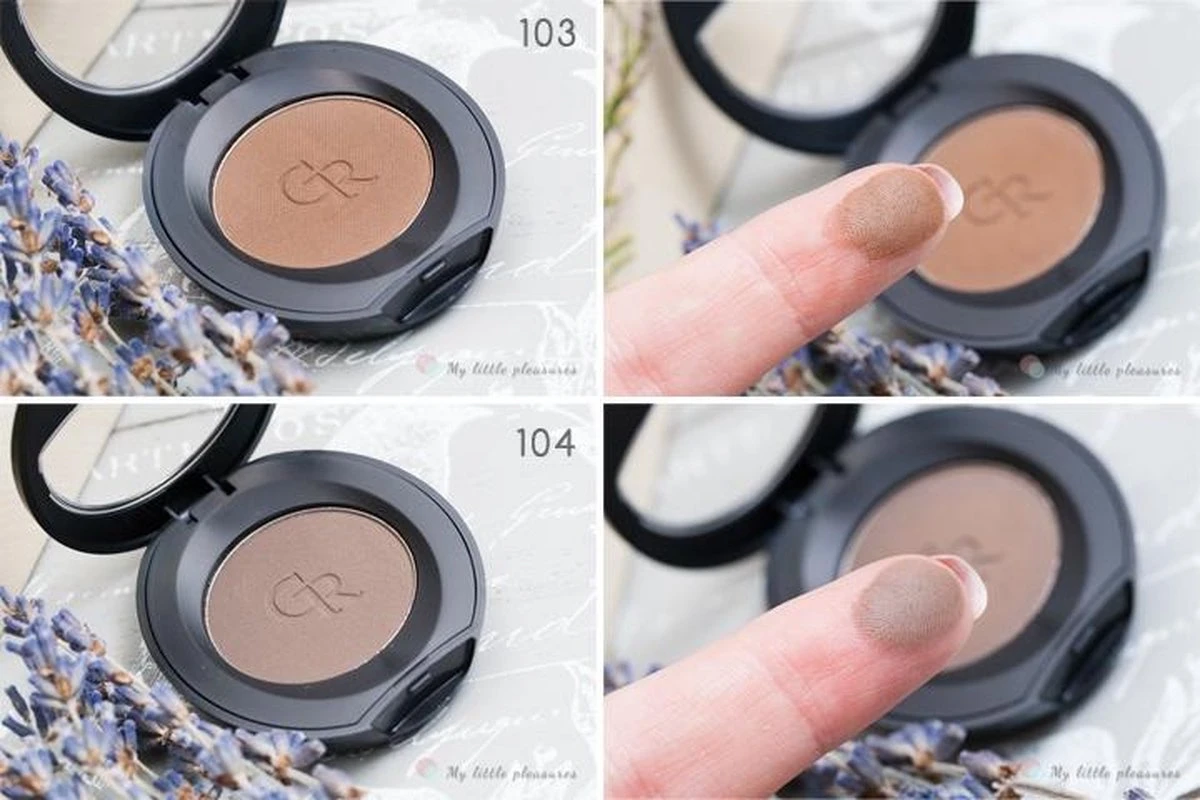 Golden Rose Eyebrow Powder 104 - Wenkbrauwen Poeder Sterk Gepigmenteerd 4 Golden Rose Eyebrow Powder 104 - Wenkbrauwen Poeder Sterk Gepigmenteerd - Afbeelding 2