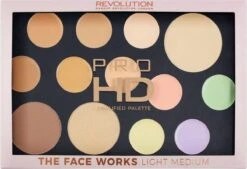 Makeup Revolution HD Pro Palette The Works - Light/Medium