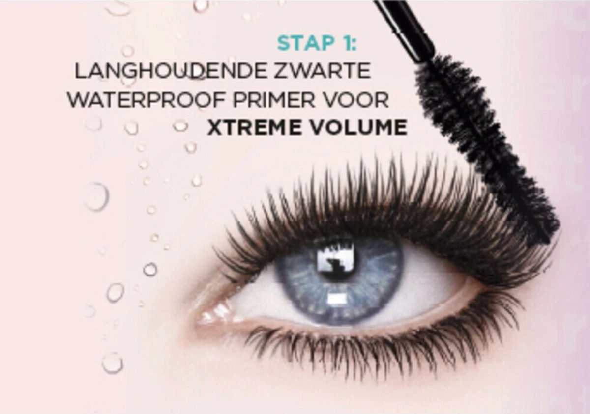 L'Oréal Paris False Lash Xfiber Xtreme Resist Mascara - Zwart - Waterproof 6 L'Oréal Paris False Lash Xfiber Xtreme Resist Mascara - Zwart - Waterproof - Afbeelding 4