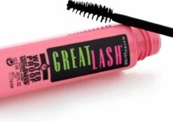 Maybelline Great Lash Waterproof Mascara - Zwart -Poeder - Foundation Winkel 1200x844