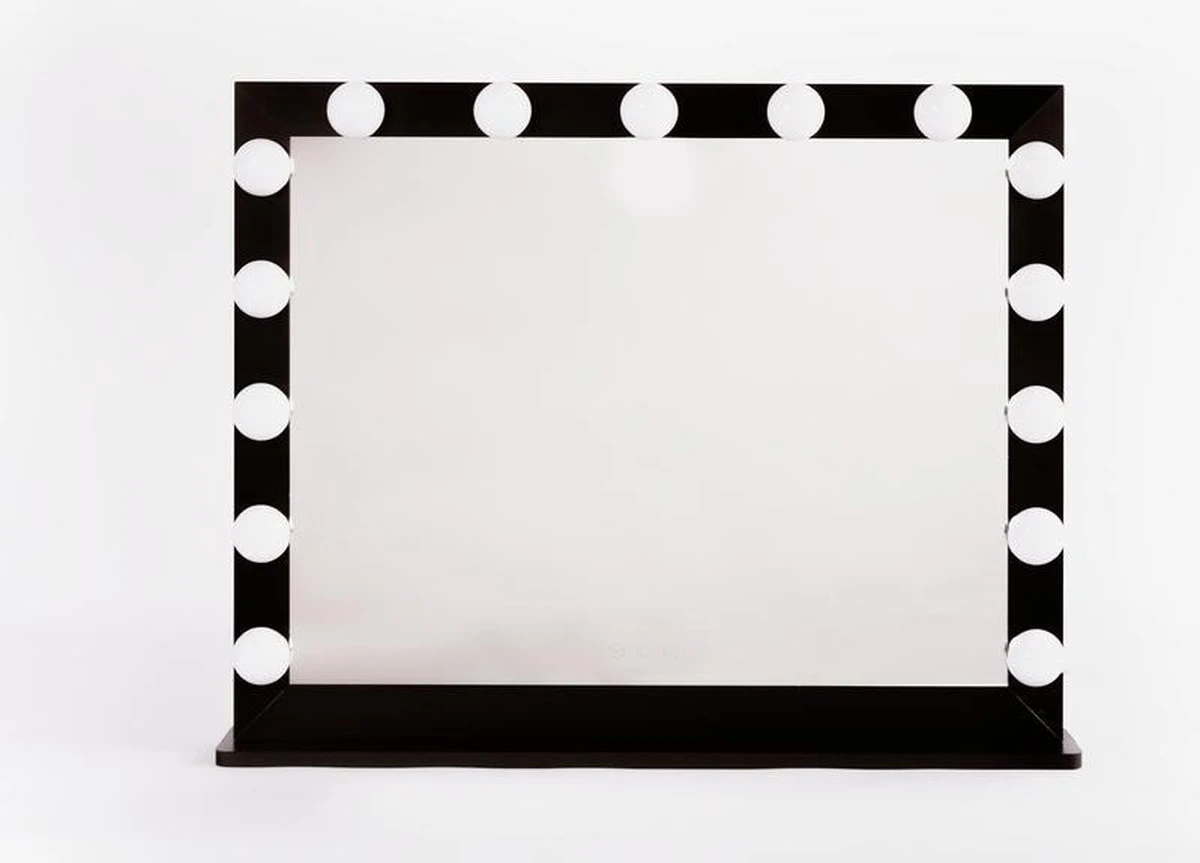 Make Up Spiegel Met Verlichting | Vivo | Hollywood Spiegel | Zwart | Touch | 3 Standen | 70x54 8 Make Up Spiegel Met Verlichting | Vivo | Hollywood Spiegel | Zwart | Touch | 3 Standen | 70x54 - Afbeelding 6