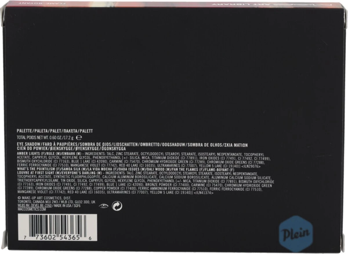 MAC Cosmetics Art Library Oogschaduw 17,2 Gr 3 MAC Cosmetics Art Library Oogschaduw 17,2 Gr