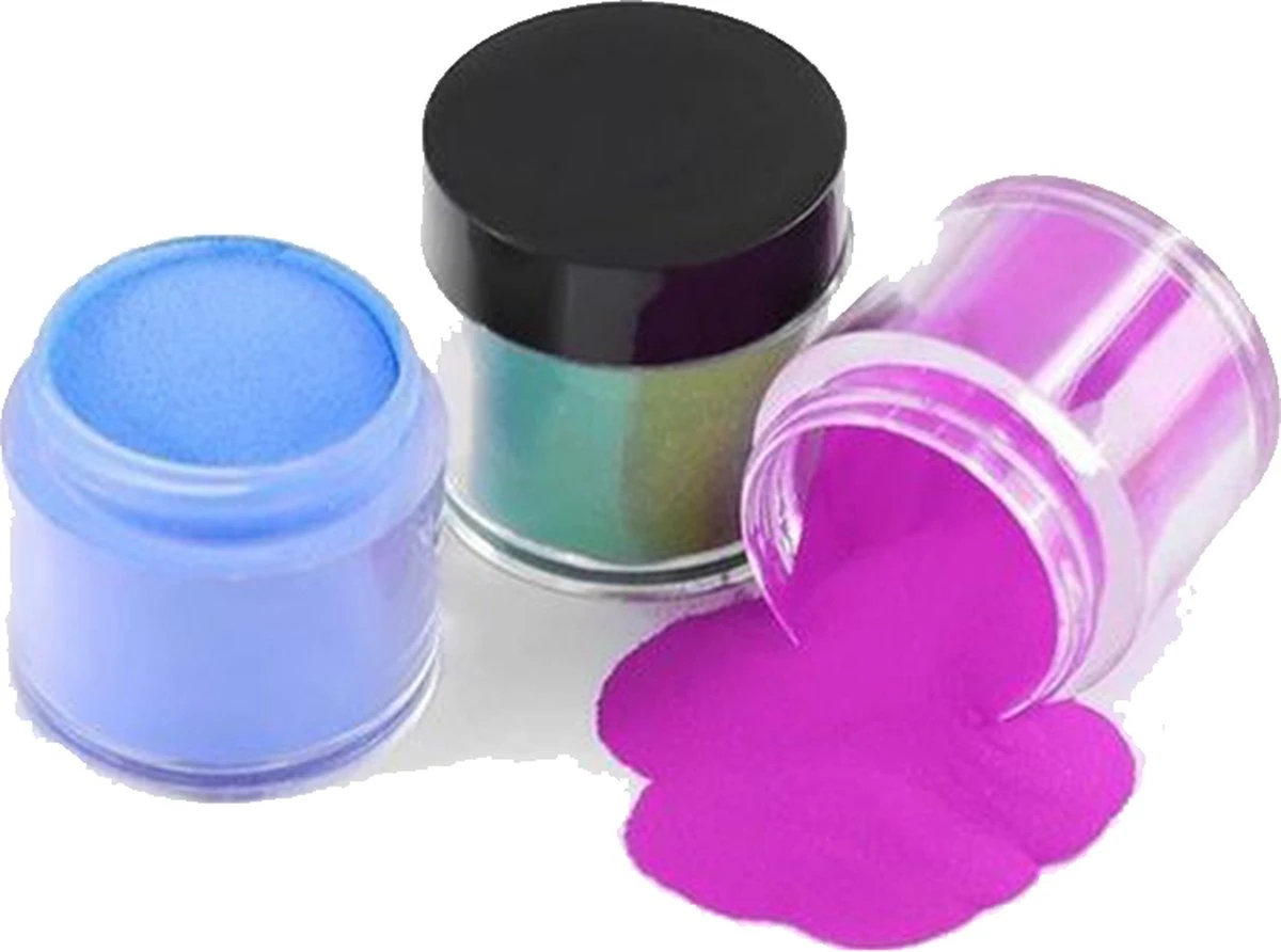 Acrylpoeders Set | 18 Stuks | 108 G Totaal Poeders | Acrylnagels | Nail Art | Acryl Kleuren | Acrylpigment | Poeder Voor Nepnagels | Nagelpoeder | Nagelstad 7 Acrylpoeders Set | 18 Stuks | 108 G Totaal Poeders | Acrylnagels | Nail Art | Acryl Kleuren | Acrylpigment | Poeder Voor Nepnagels | Nagelpoeder | Nagelstad - Afbeelding 5