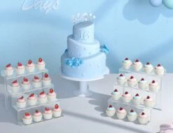 Janaden 4-traps Acryl Riser Display Standaard Voor Amiibo Funko POPS, Transparant Display Plank Organizer Cupcake Dessert Standaard Acryl Riser Voor Het Bekijken En Decoreren -Poeder - Foundation Winkel 1200x923 1