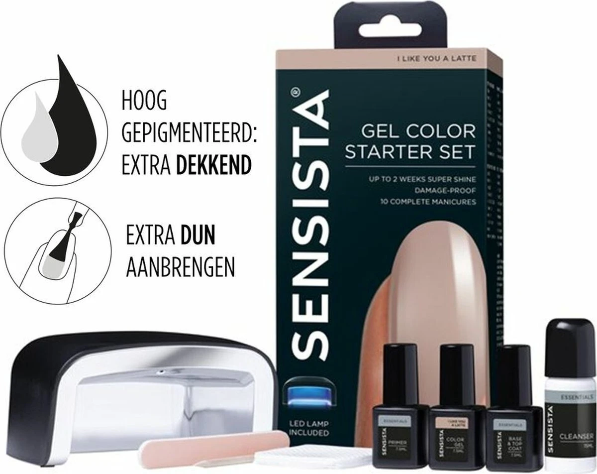 Sensista Gel Color Starter Set I Like You A Latte - Nude 12 Sensista Gel Color Starter Set I Like You A Latte - Nude - Afbeelding 10
