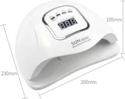 Merkloos 80 Watt UV LED Lamp Nagels - SUN X5 MAX - 45LED - Nagel - UV- LED Lamp - Wit - Nagellamp - Nail Dryer - Nagels - Salon - Lamp - 20 Merkloos 80 Watt UV LED Lamp Nagels - SUN X5 MAX - 45LED - Nagel - UV- LED Lamp - Wit - Nagellamp - Nail Dryer - Nagels - Salon - Lamp - -Poeder - Foundation Winkel 1200x959
