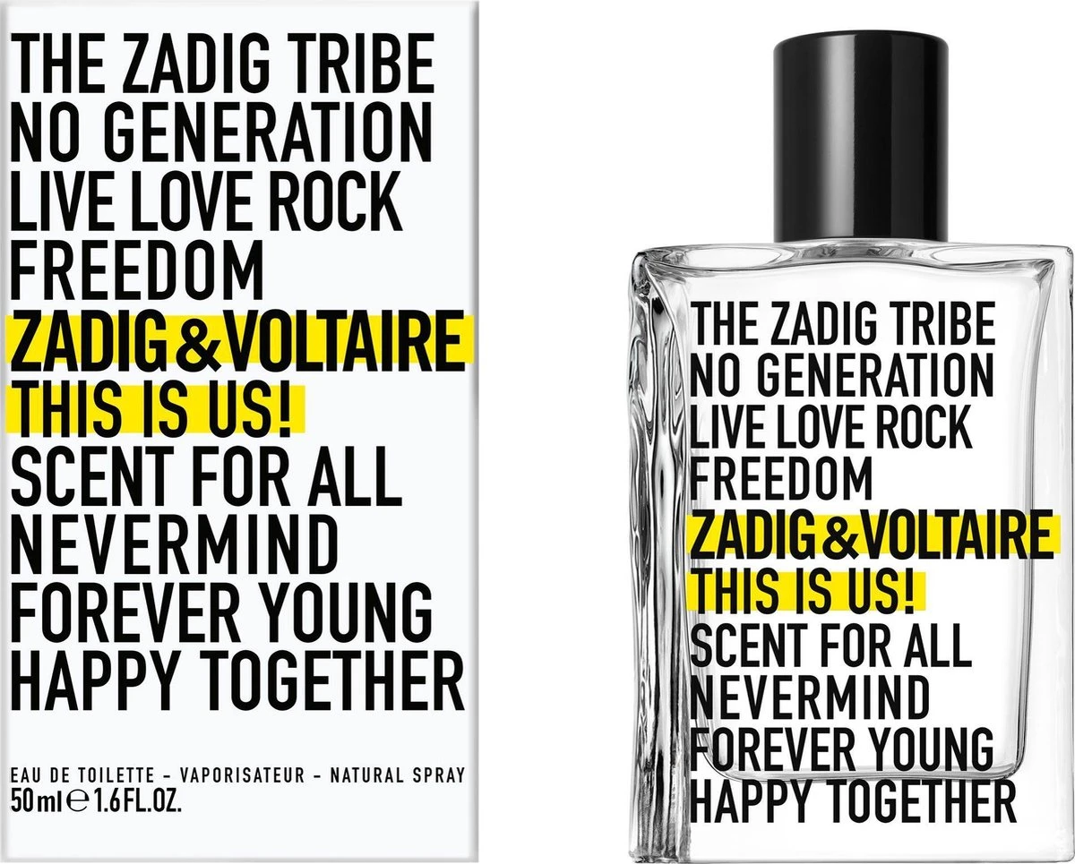 Zadig & Voltaire This Is Us! 50 Ml - Eau De Toilette - Unisex 3 Zadig & Voltaire This Is Us! 50 Ml - Eau De Toilette - Unisex - Afbeelding 2