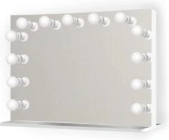 Bright Beauty Vanity Hollywood Make Up Spiegel Met Verlichting - 80 X 65 Cm - Dimbaar - Zonder Rand - Spiegelglas -Poeder - Foundation Winkel 1200x995 2