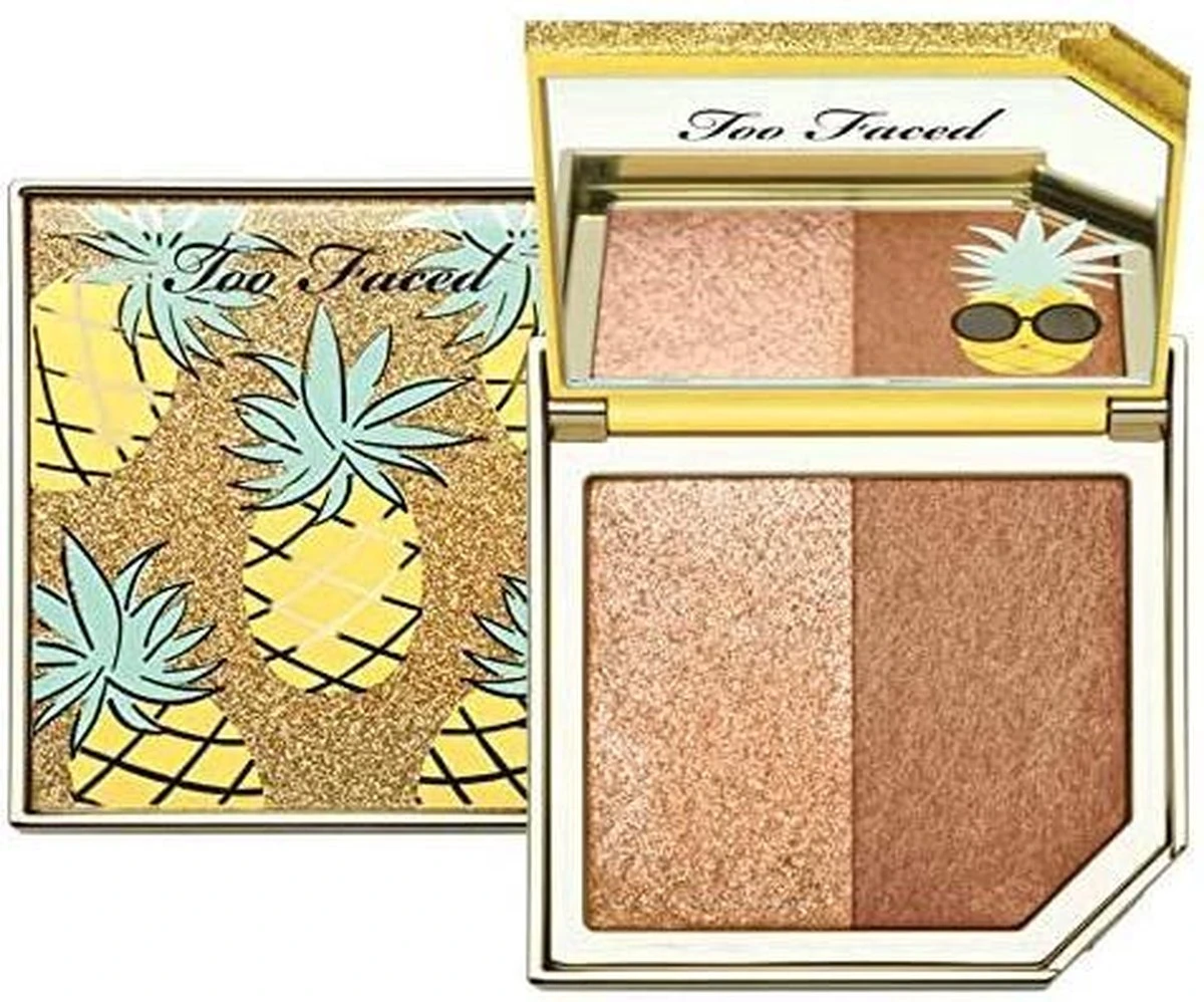 Too Faced Tutti Frutti Pineapple Paradise Strobing Bronzer Highlighting Duo - Pineapple Sun - 18 G - Bronzer & Highlighter 3 Too Faced Tutti Frutti Pineapple Paradise Strobing Bronzer Highlighting Duo - Pineapple Sun - 18 G - Bronzer & Highlighter