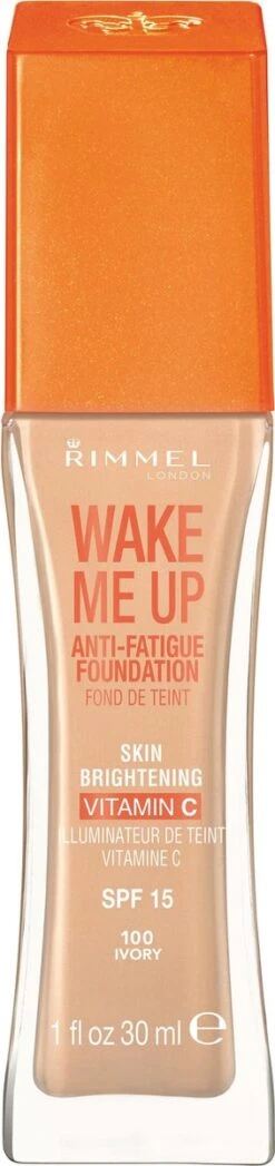 Rimmel London Rimmel - Wake Me Up Foundation With Vitamine C - Ivory 11 Rimmel London Rimmel - Wake Me Up Foundation With Vitamine C - Ivory -Poeder - Foundation Winkel 283x1200 2