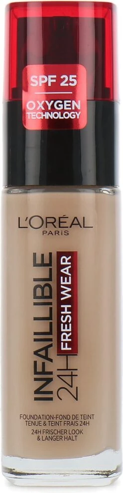 L'Oréal Paris Infaillible 24H Fresh Wear Foundation - 140 Golden Beige - Langhoudend