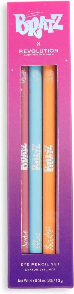 Makeup Revolution X Bratz Kohl Liner Set - Eyeliner/Oogpotlood Set - Pastel Lila, Roze, Oranje & Blauw -Poeder - Foundation Winkel 303x1200 7