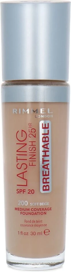 Rimmel London Rimmel Lasting Finish Breathable Foundation - 100 Ivory 29 Rimmel London Rimmel Lasting Finish Breathable Foundation - 100 Ivory -Poeder - Foundation Winkel 313x1200 2