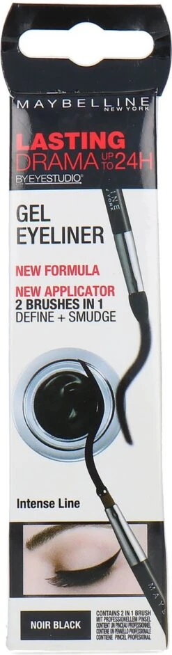 Maybelline Lasting Drama Gel Liner - Zwart - Eyeliner -Poeder - Foundation Winkel 315x1200 8
