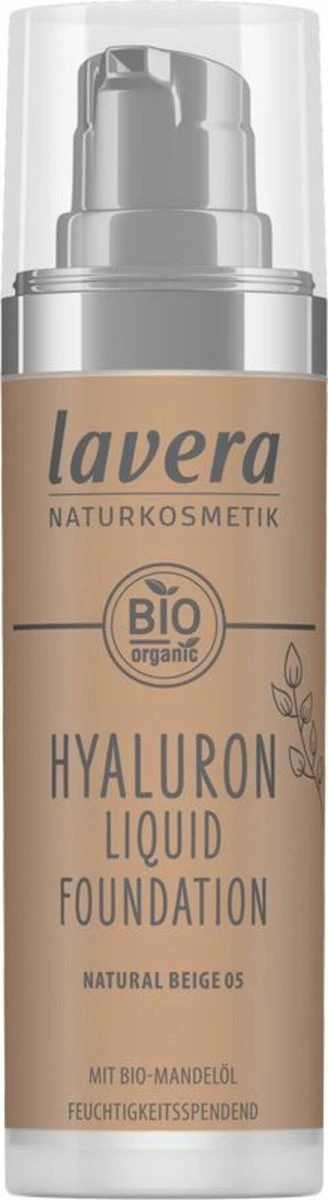 Lavera Hyaluron Liquid Foundation Natural Beige 05 - 30 Ml 3 Lavera Hyaluron Liquid Foundation Natural Beige 05 - 30 Ml