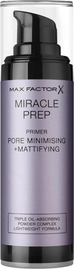 Max Factor Miracle Prep Primer Pore Minimising & Mattifying - 30 Ml -Poeder - Foundation Winkel 330x1200