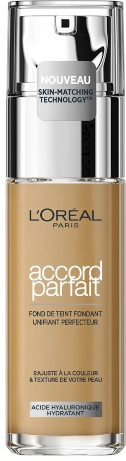 L’Oréal Paris - Accord Parfait Foundation - 6N - Natuurlijk Dekkende Foundation Met Hyaluronzuur En SPF 16 - 30 Ml -Poeder - Foundation Winkel 330x1200 3