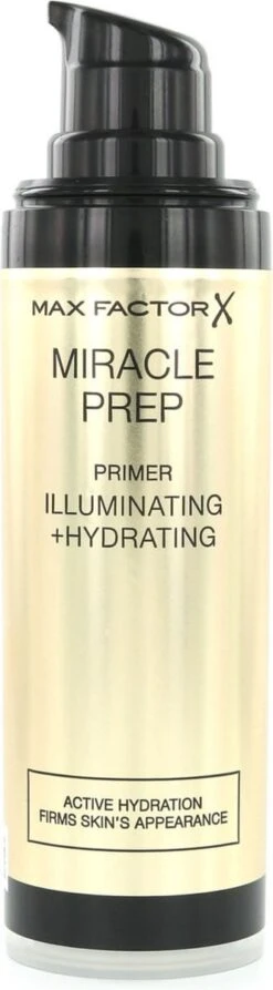 Max Factor Miracle Prep Primer Illuminating & Hydrating - 000 Transparant - 30 Ml 12 Max Factor Miracle Prep Primer Illuminating & Hydrating - 000 Transparant - 30 Ml -Poeder - Foundation Winkel 332x1200