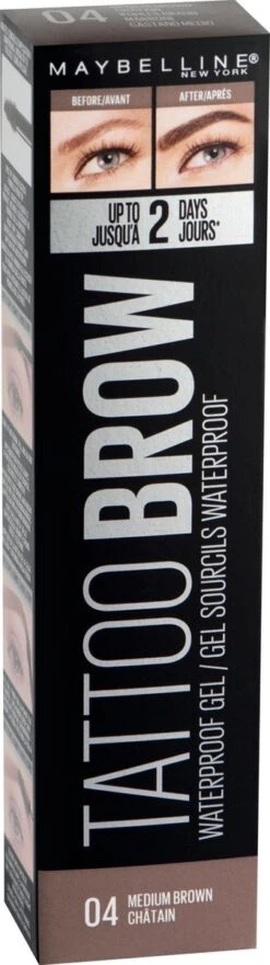 Maybelline Tattoo Brow Waterproof Wenkbrauwgel - 04 Medium Brown -Poeder - Foundation Winkel 337x1200 2