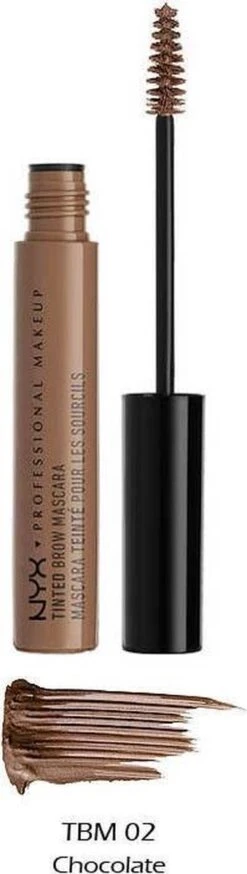 NYX Professional Makeup Tinted Brow Mascara - Chocolate TBM02 - Wenkbrauwgel -Poeder - Foundation Winkel 339x1200 7