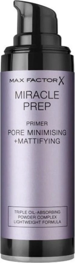 Max Factor Miracle Prep Primer Pore Minimising & Mattifying - 30 Ml -Poeder - Foundation Winkel 343x1200