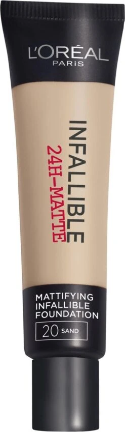 L’Oréal Paris Infallible Matte Foundation - 20 Sand -Poeder - Foundation Winkel 349x1200 1
