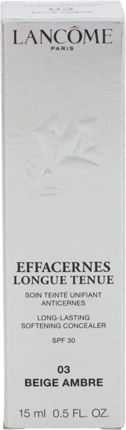 Lancôme Effacernes Longue Tenue Concealer 15 Ml - 03 Beige Ambre -Poeder - Foundation Winkel 353x1200