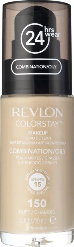 Revlon Colorstay Foundation With Pump Oily Skin - 150 Buff -Poeder - Foundation Winkel 360x1200 4