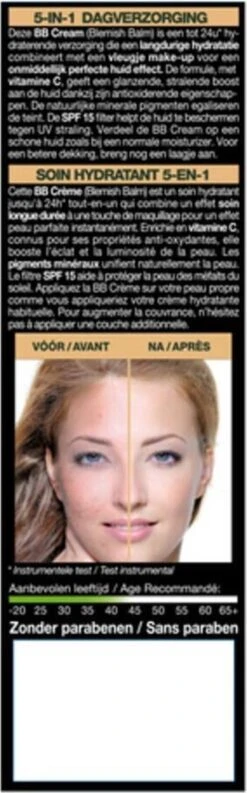 Garnier Face SkinActive - BB Cream Classic Light 5-in-1 Dagverzorging - 2x 50 Ml -Poeder - Foundation Winkel 374x1200 1