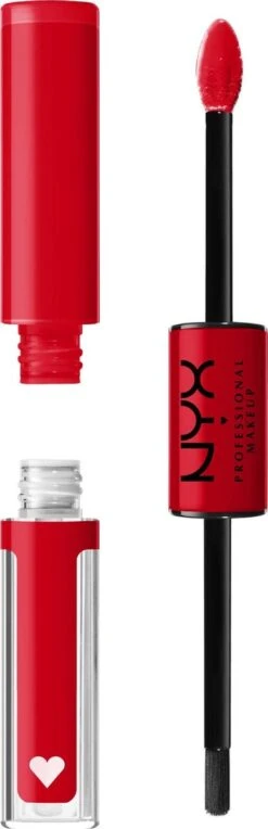 NYX Professional Makeup Shine Loud High Pigment Lipgloss - Rebel In Red 8 NYX Professional Makeup Shine Loud High Pigment Lipgloss - Rebel In Red -Poeder - Foundation Winkel 388x1200 2