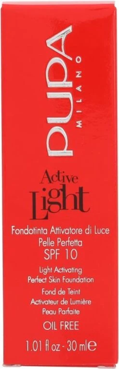 Pupa Active Light Foundation 020 Nude -Poeder - Foundation Winkel 389x1200