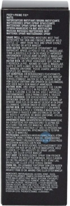 MAC Cosmetics Prep + Prime Fix+ Matte Primer - 100 Ml -Poeder - Foundation Winkel 412x1200