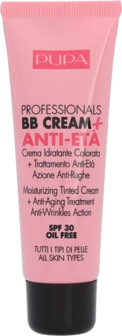 PUPA Milano Pupa Professionals BB Creme Anti-Eta SPF30 002 Sand -Poeder - Foundation Winkel 436x1200 2