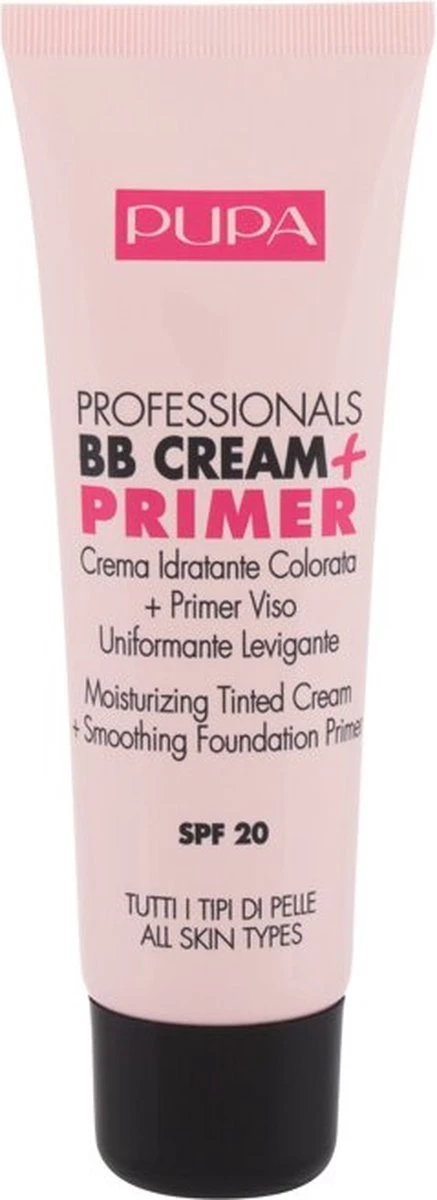 Pupa Milano Professionals BB Cream + Primer - Nude 001 13 Pupa Milano Professionals BB Cream + Primer - Nude 001 - Afbeelding 11