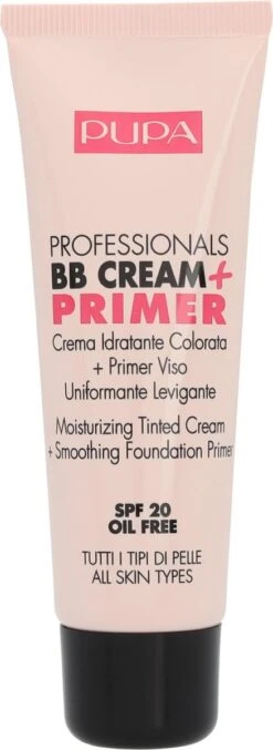 Pupa Milano Professionals BB Cream + Primer - Nude 001 25 Pupa Milano Professionals BB Cream + Primer - Nude 001 -Poeder - Foundation Winkel 438x1200 4