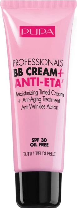 Pupa Milano Professionals BB Cream + Anti-Eta - 001 Nude 22 Pupa Milano Professionals BB Cream + Anti-Eta - 001 Nude -Poeder - Foundation Winkel 447x1200 1