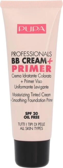 Pupa Milano Professionals BB Cream + Primer - 002 Sand 25 Pupa Milano Professionals BB Cream + Primer - 002 Sand -Poeder - Foundation Winkel 449x1200 2