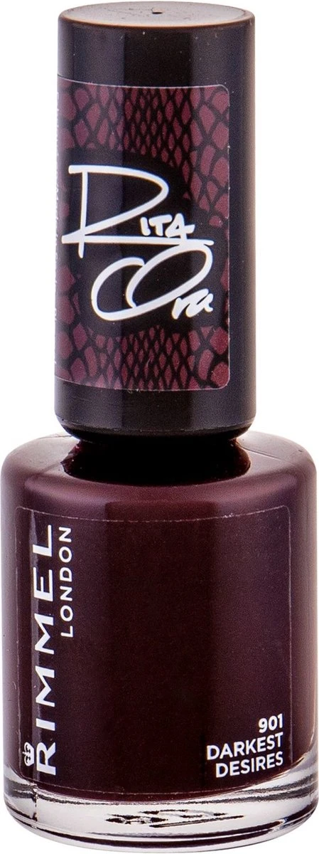 Rimmel London 60 Seconds SuperShine Nagellak - 901 Darkest Desires 7 Rimmel London 60 Seconds SuperShine Nagellak - 901 Darkest Desires - Afbeelding 5