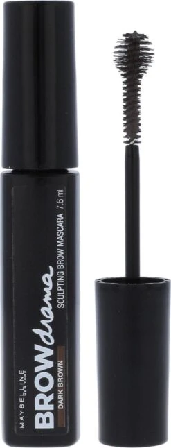 Maybelline Brow Drama Sculpting Wenkbrauw Mascara - Dark Brown -Poeder - Foundation Winkel 459x1200 1