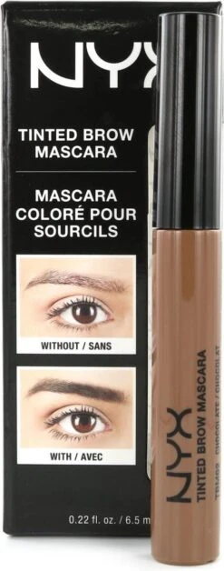 NYX Professional Makeup Tinted Brow Mascara - Chocolate TBM02 - Wenkbrauwgel -Poeder - Foundation Winkel 472x1200 2