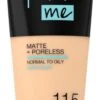 Maybelline Fit Me Matte & Poreless Foundation - 115 Ivory 1 Maybelline Fit Me Matte & Poreless Foundation - 115 Ivory -Poeder - Foundation Winkel 478x1200 1