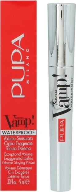 Pupa Milano Vamp! Waterproof Mascara - 001 Extra Black -Poeder - Foundation Winkel 479x1200 1