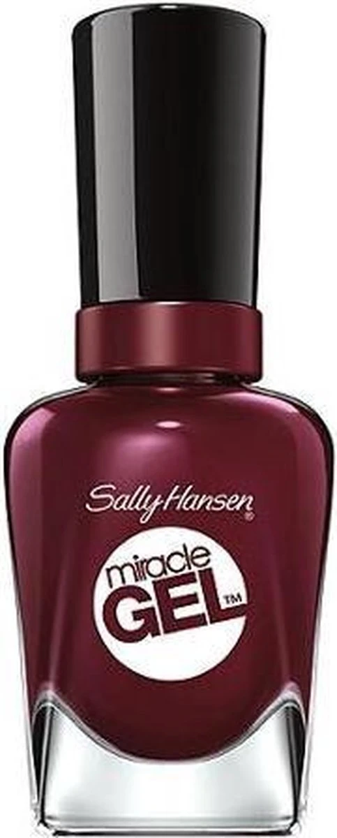 Sally Hansen Miracle Gel Nagellak - 480 Wine Stock - Rood 8 Sally Hansen Miracle Gel Nagellak - 480 Wine Stock - Rood - Afbeelding 6