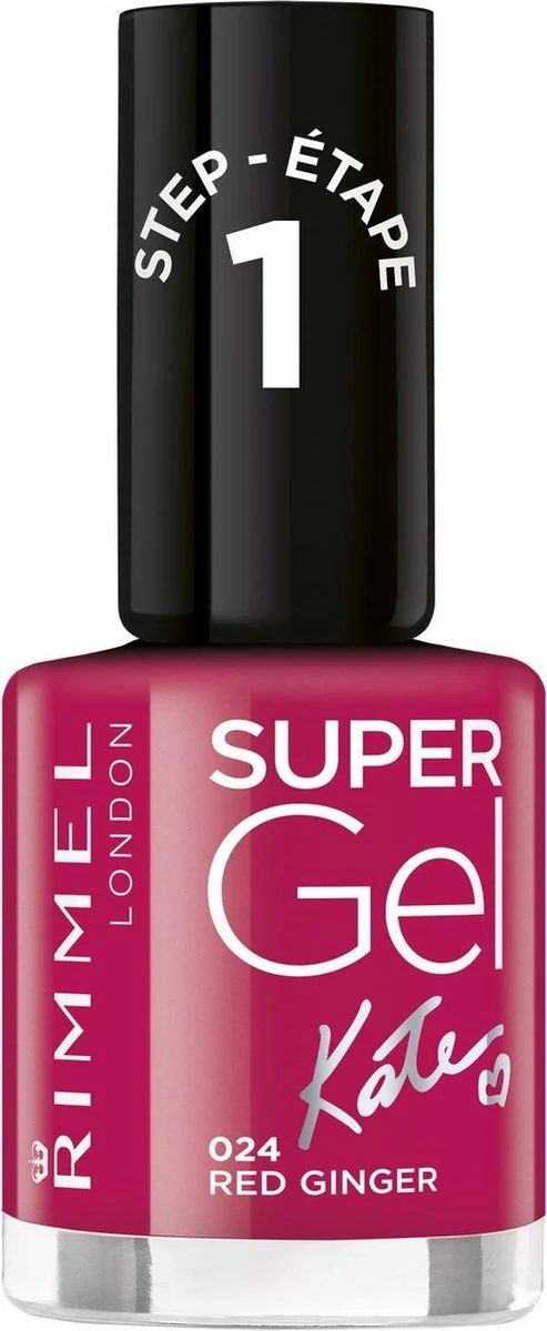 Rimmel London SuperGel Nagellak - 024 Red Ginger 8 Rimmel London SuperGel Nagellak - 024 Red Ginger - Afbeelding 6