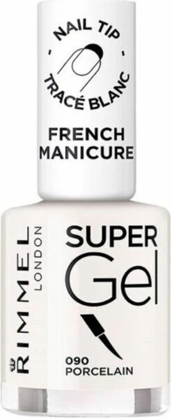 Rimmel London SuperGel French Manicure Nagellak - 091 English Rose -Poeder - Foundation Winkel 495x1200 5