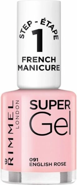 Rimmel London SuperGel French Manicure Nagellak - 091 English Rose -Poeder - Foundation Winkel 499x1200 5