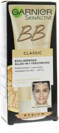 Garnier SkinActive BB Cream Classic Medium 5-in-1 Verzorging - 50 Ml -Poeder - Foundation Winkel 533x1200 1