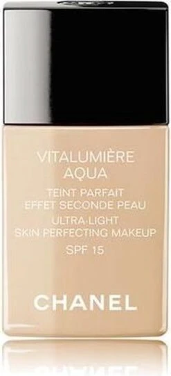 Chanel Vitalumiere Aqua Foundation - 30 Beige - SPF15 - 30 Ml -Poeder - Foundation Winkel 548x1200